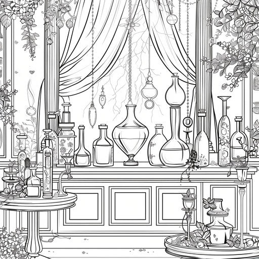 Printable Science Coloring Pages Art