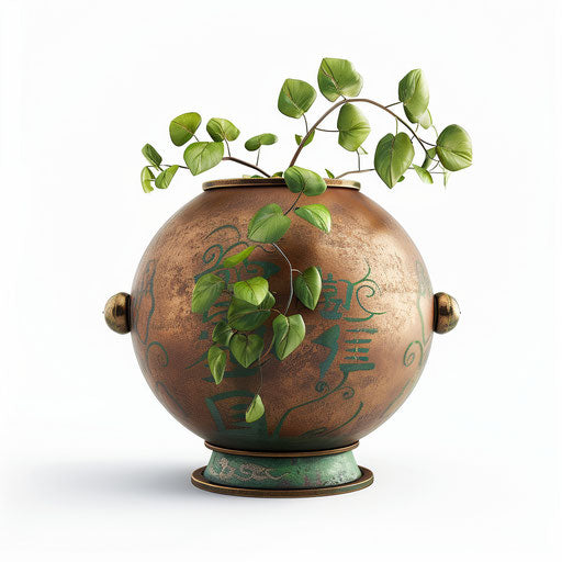 Photo-realistic good luck clipart on white background