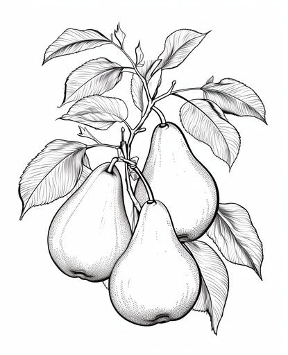 Learning Through Food Coloring Pages