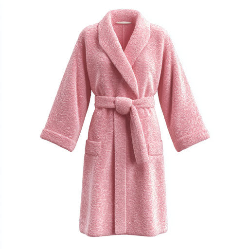 Realistic clipart of a Bathrobe, high-res, isolated