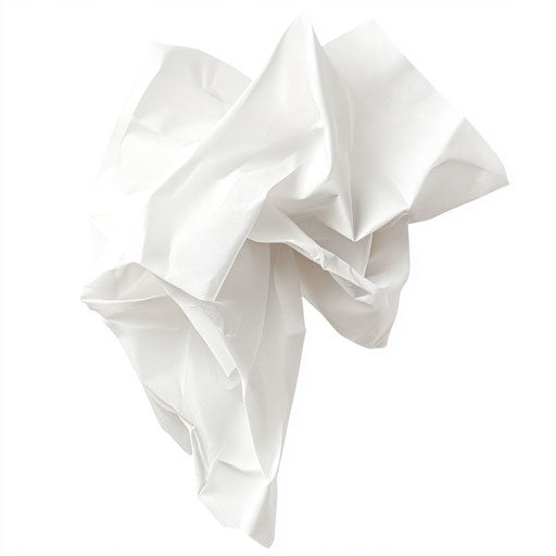 Realistic clipart of a tissue paper, high resolution, isolated