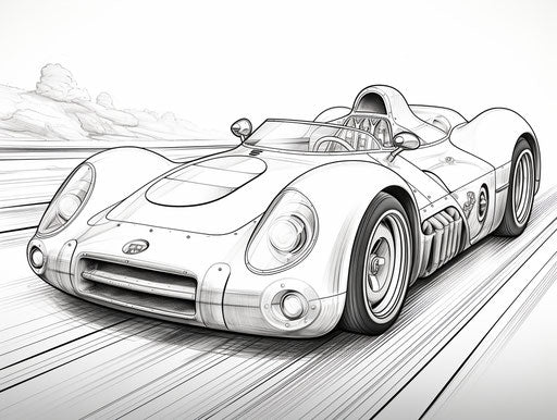 Toy race car coloring page photo 22