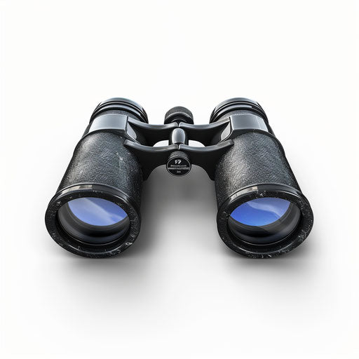 Binoculars clipart in photo realistic style on white background
