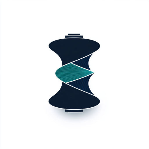 Sophisticated clothing logo with geometric layered thread spool icon and refined typography