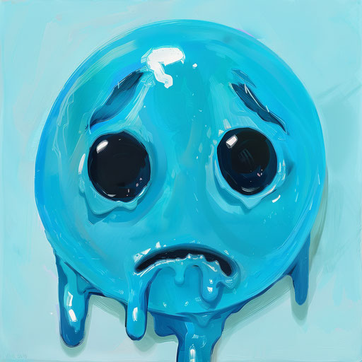 Sad Emoji for Advanced Tech & AI Interfaces