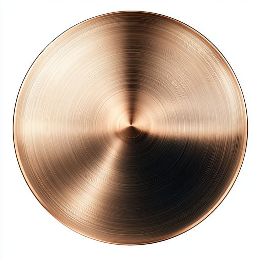 Realistic illustration of cymbals, high resolution, isolated