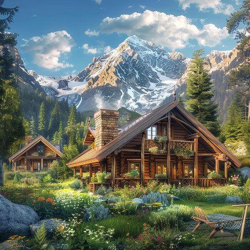 Mountain retreat: charm and tranquility in nature