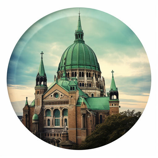 St. Joseph's Basilica of St. Jesus Round Sticker