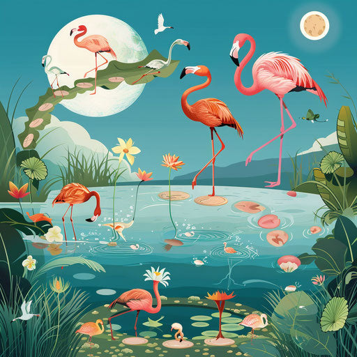 Lifecycle of a flamingo