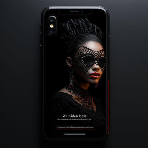 Black profile picture for a WhatsApp profile page 1:1