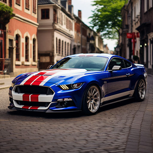 Classic Racing Stripes Ford Mustang GT Shelby
