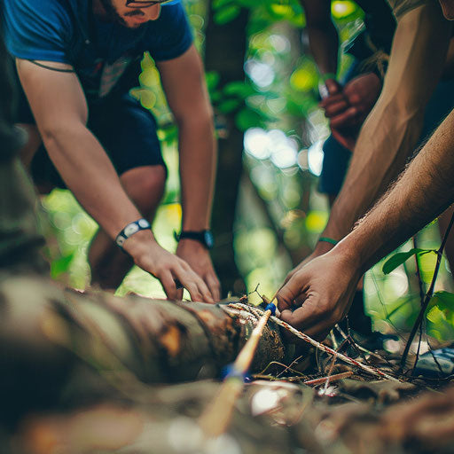Outdoor team building activity
