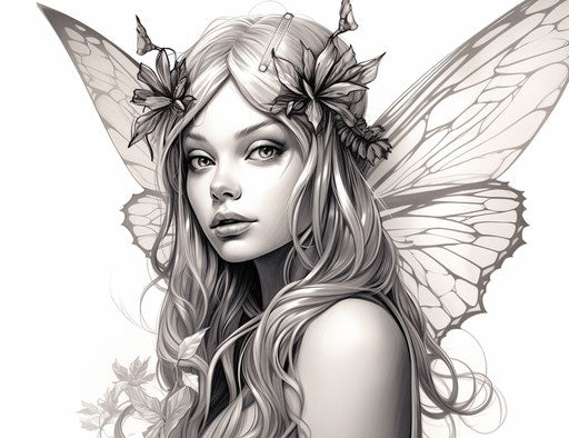 Learning Through Fairy Coloring Pages