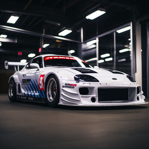 Classic Racing Car Toyota Supra