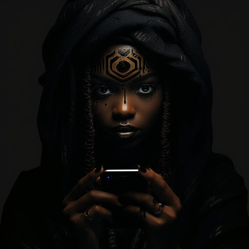Black anime WhatsApp DP for a WhatsApp profile