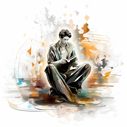 Information clipart in the style of Chiaroscuro Art, on white background