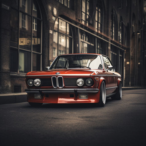 Classic BMW car: Optical tuning