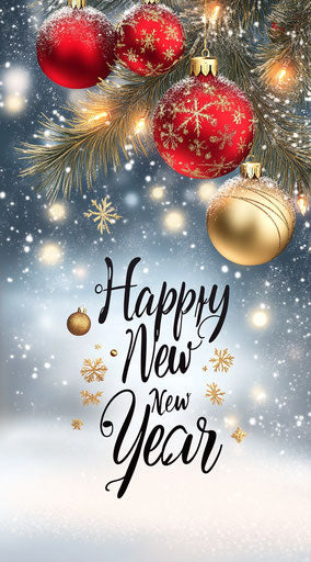 Festive Happy New Year Images 2025 Greeting Templates