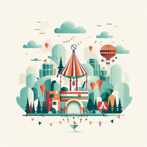 Minimalist depiction of fairness on white backdrop