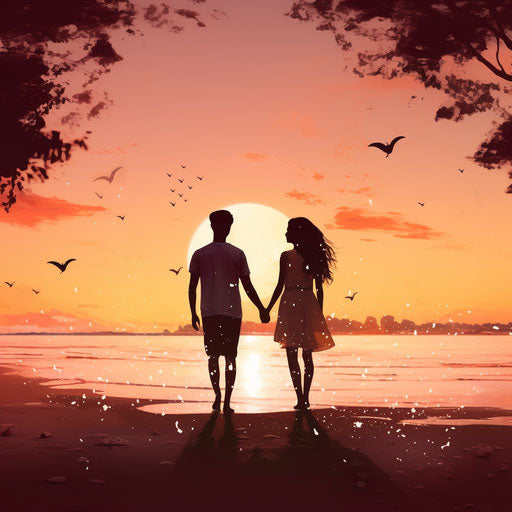 Harmonious heart clipart love at first sight with nature