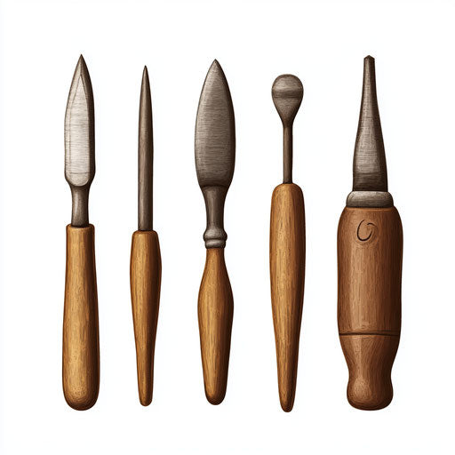 Realistic carving tools