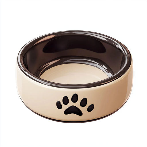 Realistic clipart of a dog bowl