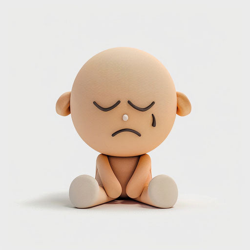 Realistic sorry clipart on flat and white background