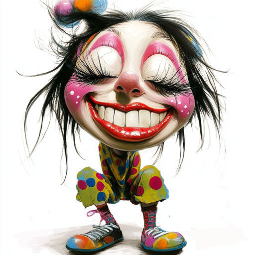 Humorous caricature of a team with exaggerated human characteristics