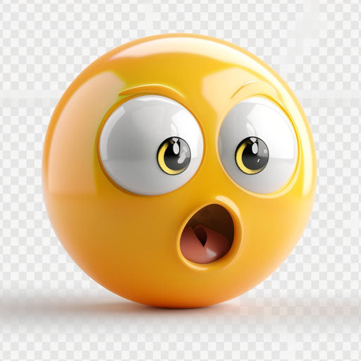 Incredibly surprised emoji clipart