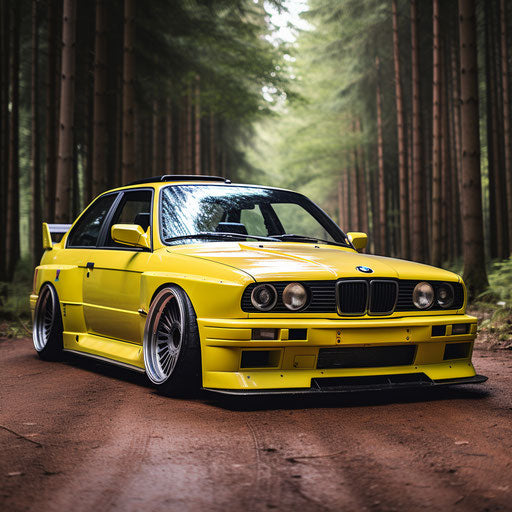 Classic Bright Yellow BMW M3
