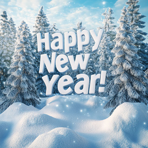 Bright Happy New Year 2025 Images NYE Graphics Collection