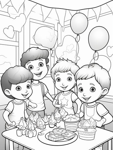 Artistic Skills with Happy Birthday Coloring Pages