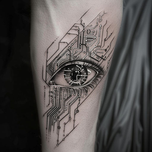 Futuristic small meaningful tattoos