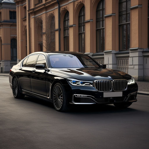 Classic luxury variant of the BMW 7 Series with high-end finishes