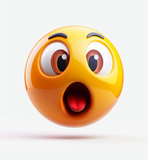 Professional Shocked Emoji for Business