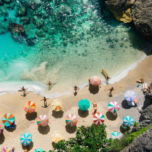 Uluwatu Beach Scenic Landscape Artworks