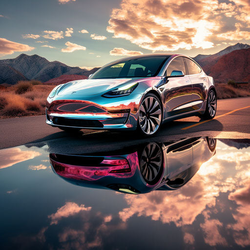 Tesla model 3 chrome