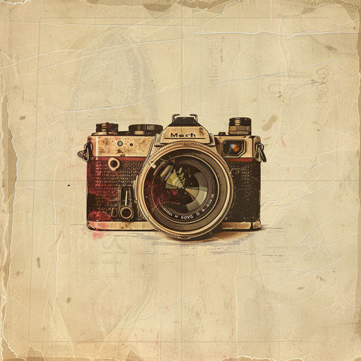 Photologo with vintage fonts and earthy tones