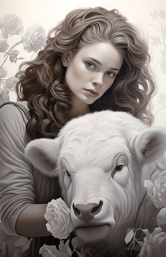 Disney Beauty and the Beast coloring pages, captivating black and white art