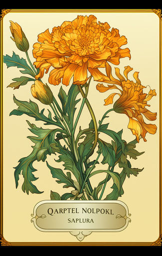 October marigold essential oil single botanical sampler