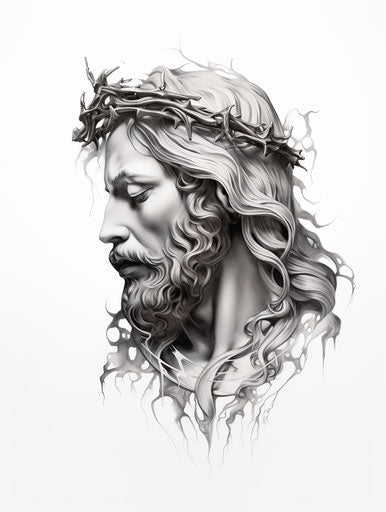 Cut out tattoos, silver and gray style