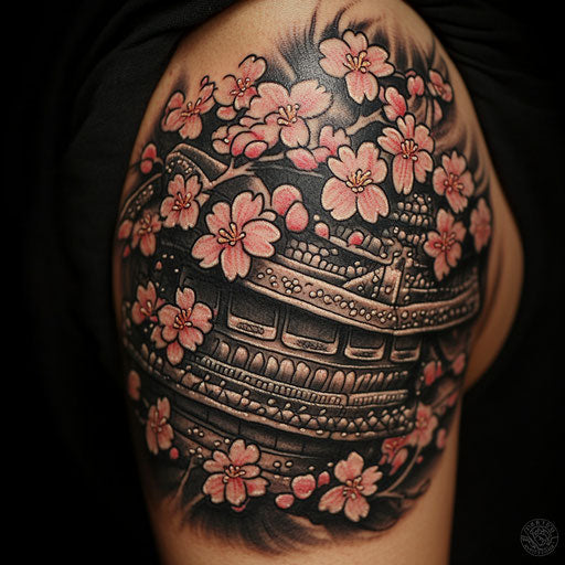 Japanese Cherry Blossom Tattoo Tattoo Design Pack