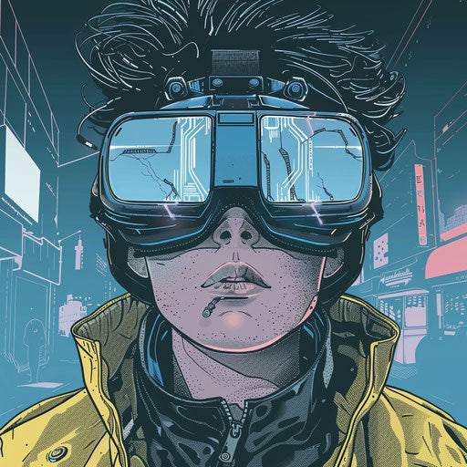 Virtual reality and technology in comic form