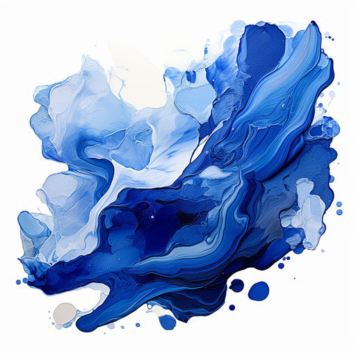 Lapis clipart in the style of Oil painting, on a white background