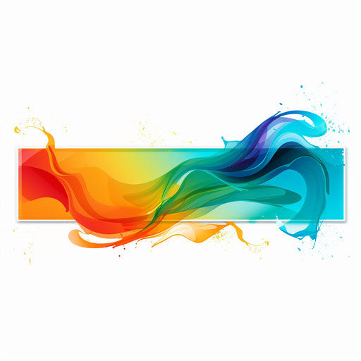 Minimalist style banner clipart on white background