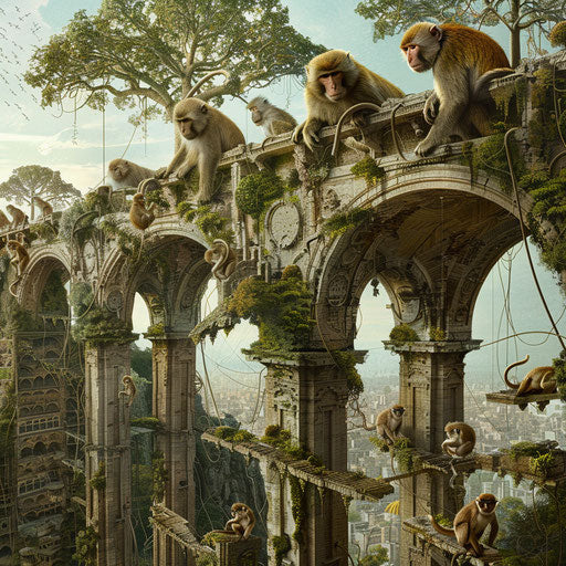 Monkeys in an advanced utopian society