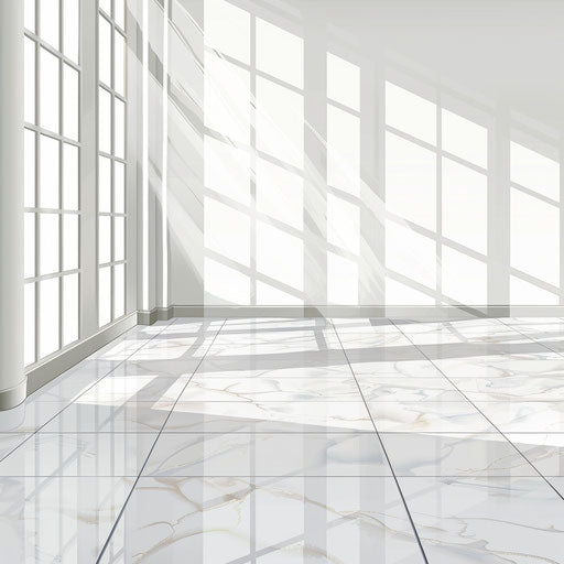 Realistic floor illustration on flat white background