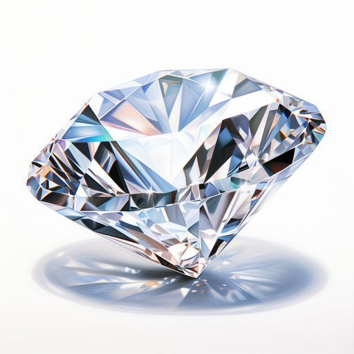 Diamond clipart in the style of Impressionistic Art