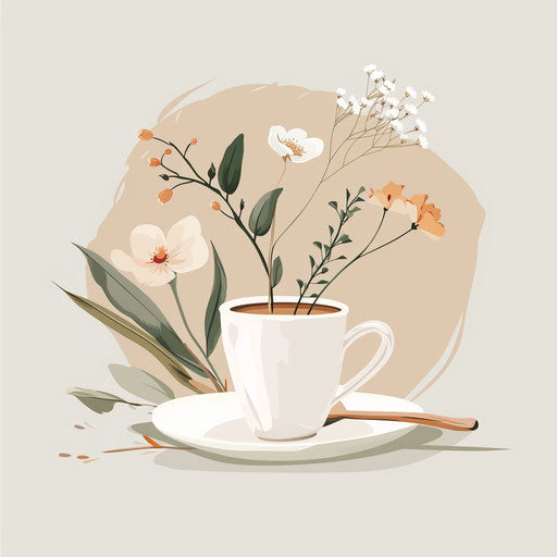 Happy Tuesday clipart in photo realistic style on cream