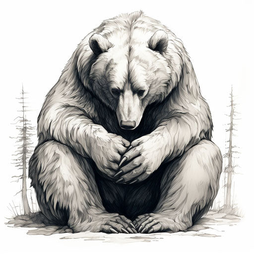 Bear coloring pages for kids to print